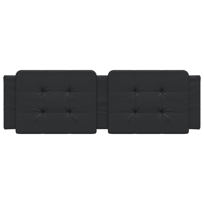 Cuscino Testiera Nero 160 cm in Similpelle