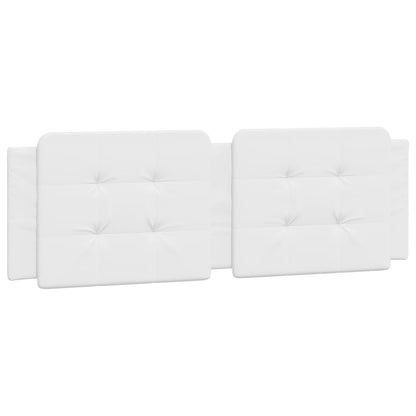 Cuscino Testiera Bianco 160 cm in Similpelle