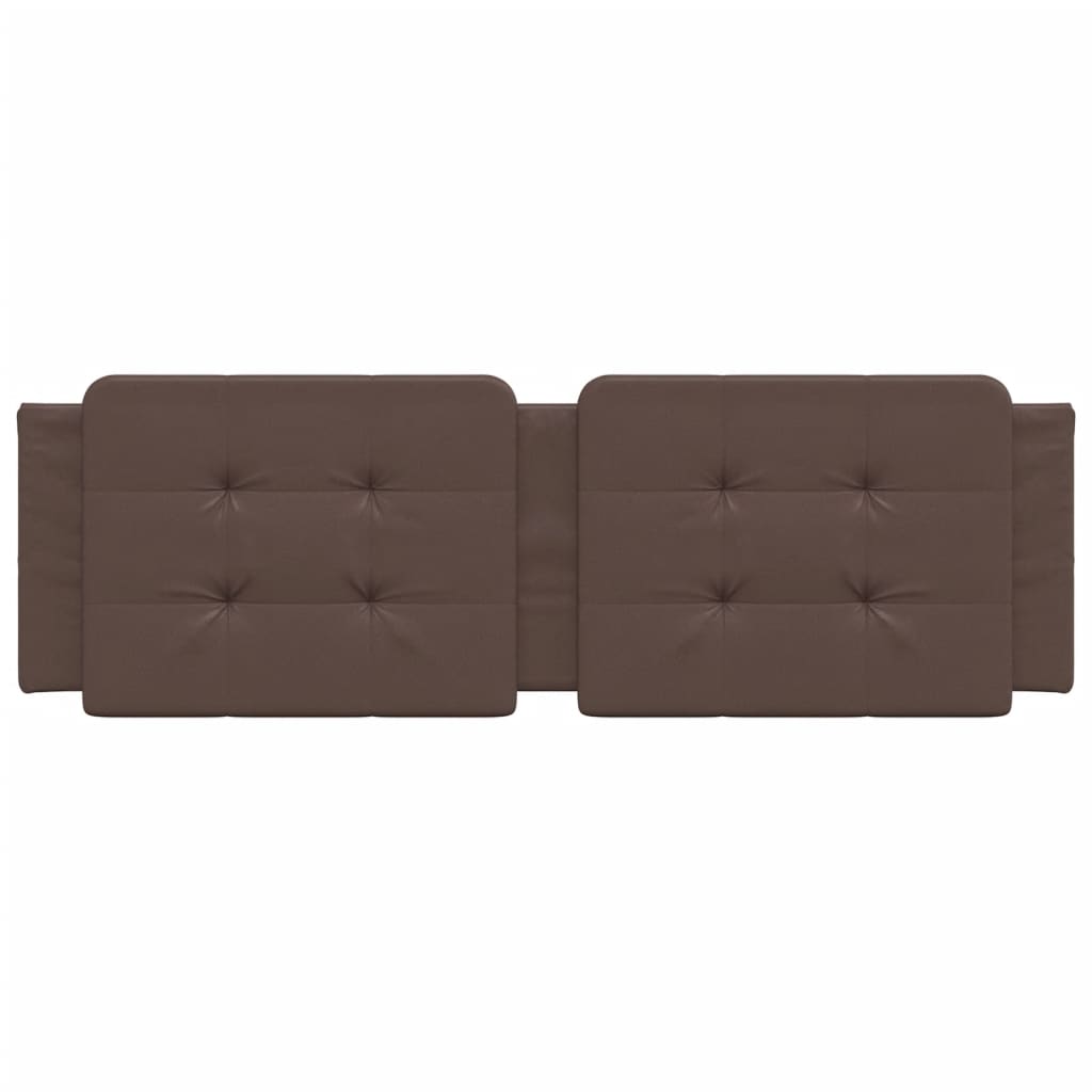 Cuscino Testiera Marrone 160 cm in Similpelle