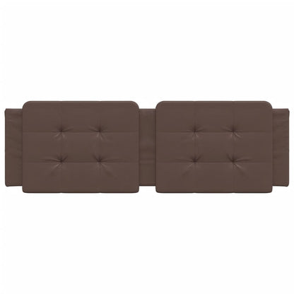 Cuscino Testiera Marrone 160 cm in Similpelle
