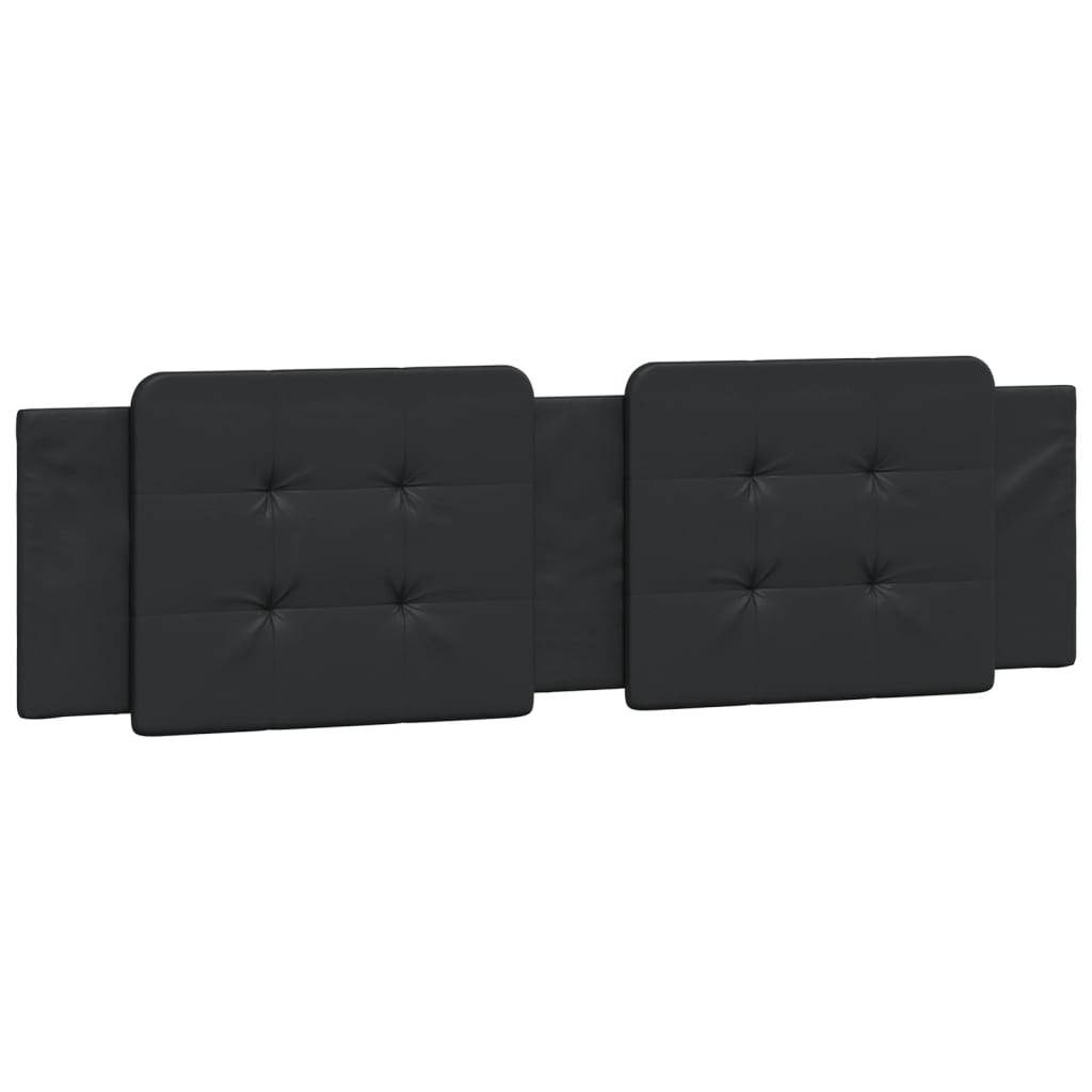 Cuscino Testiera Nero 180 cm in Similpelle