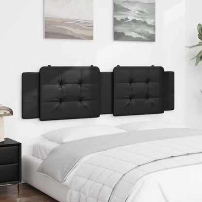 Cuscino Testiera Nero 180 cm in Similpelle