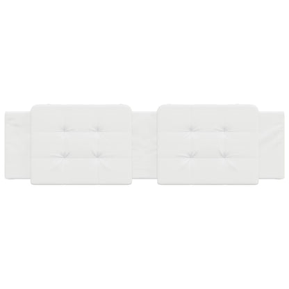 Cuscino Testiera Bianco 180 cm in Similpelle
