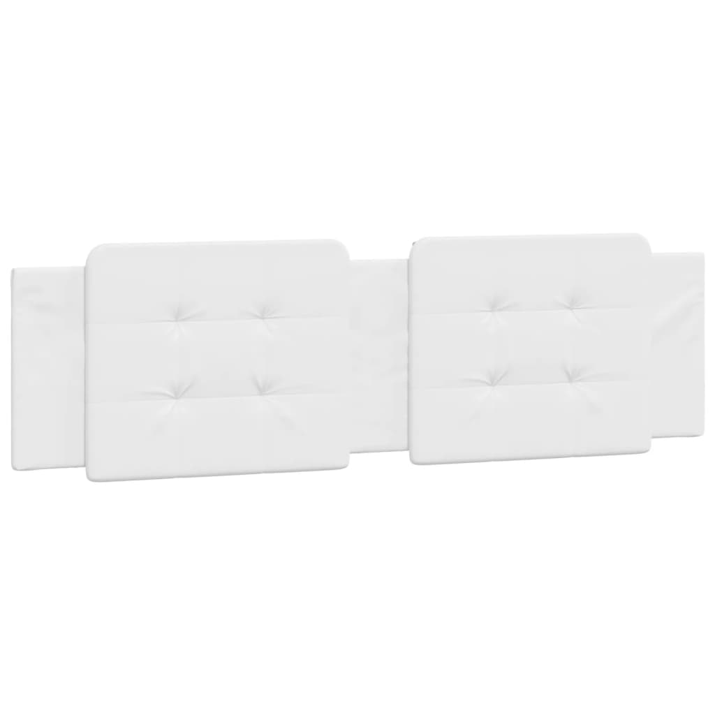 Cuscino Testiera Zadar Bianco 183 cm in Similpelle