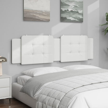 Cuscino Testiera Zadar Bianco 183 cm in Similpelle