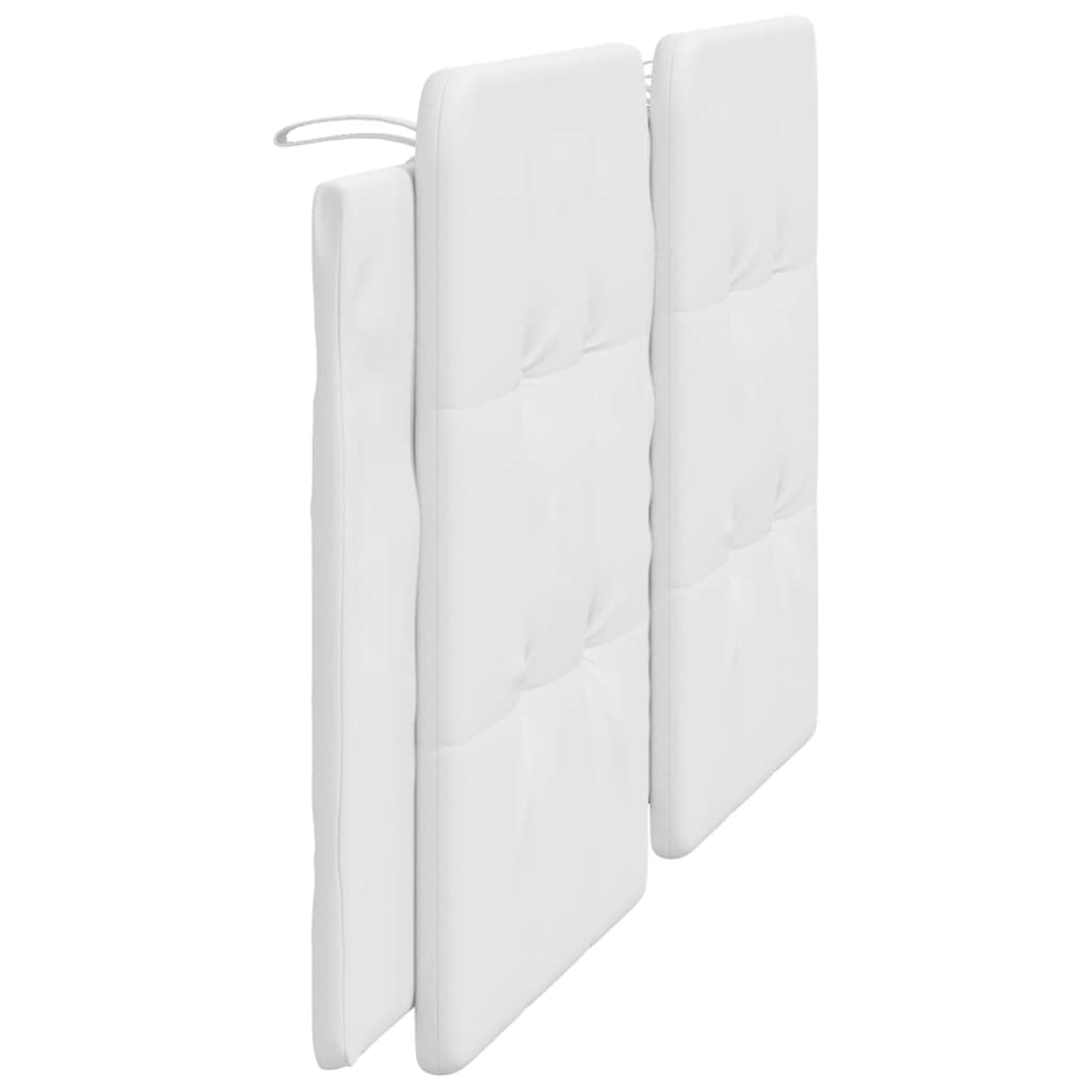 Cuscino Testiera Zadar Bianco 183 cm in Similpelle