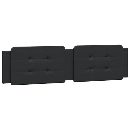Cuscino Testiera Nero 200 cm in Similpelle