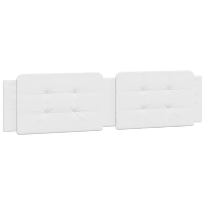 Cuscino Testiera Bianco 200 cm in Similpelle