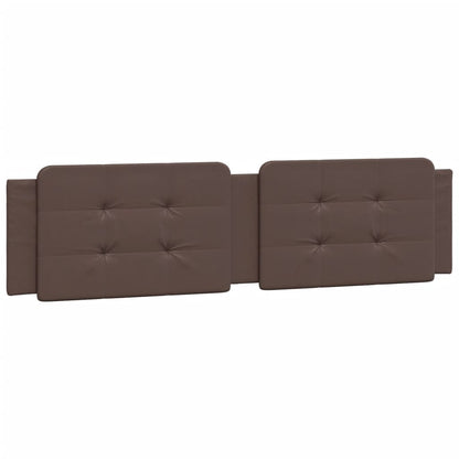 Cuscino Testiera Marrone 200 cm in Similpelle