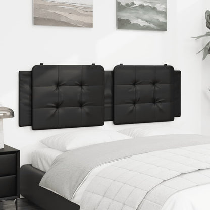 Cuscino Testiera Zadar Nero 152 cm in Similpelle