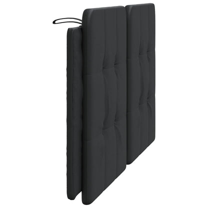 Cuscino Testiera Zadar Nero 152 cm in Similpelle