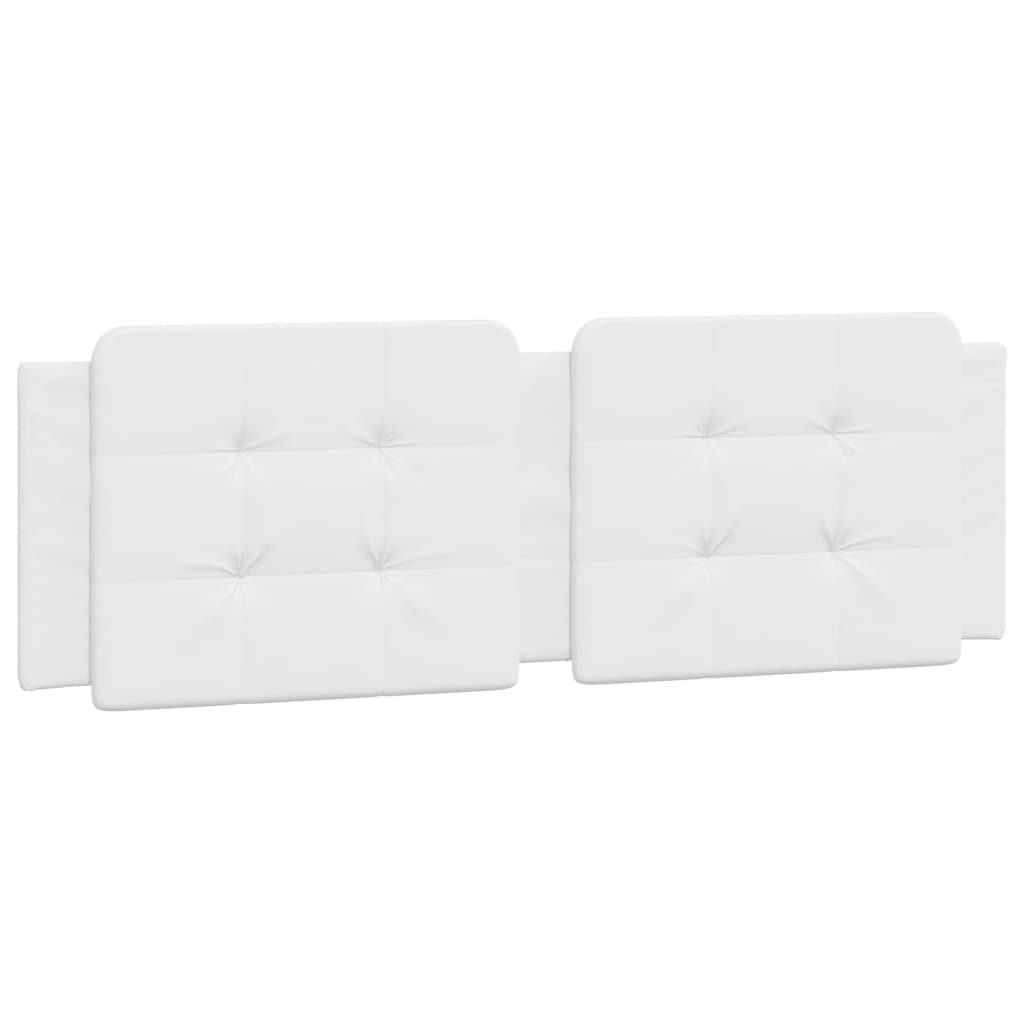 Cuscino Testiera Zadar Bianco 152 cm in Similpelle