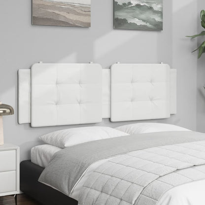 Cuscino Testiera Zadar Bianco 152 cm in Similpelle