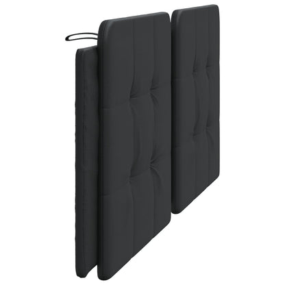 Cuscino Testiera Zadar Nero 193 cm in Similpelle