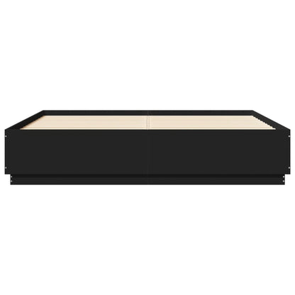 Giroletto Nero 180x200 cm in Legno Multistrato