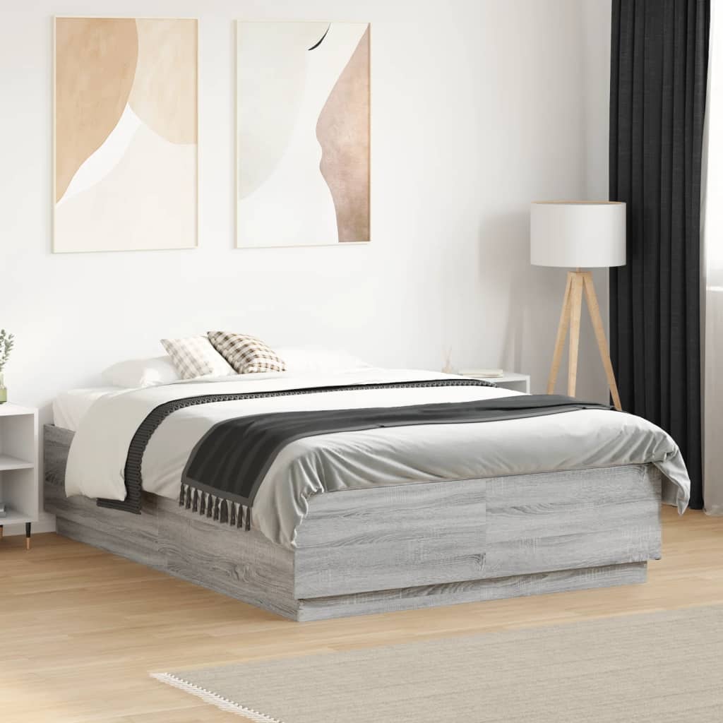 Giroletto Grigio Sonoma 140x190 cm in Legno Multistrato