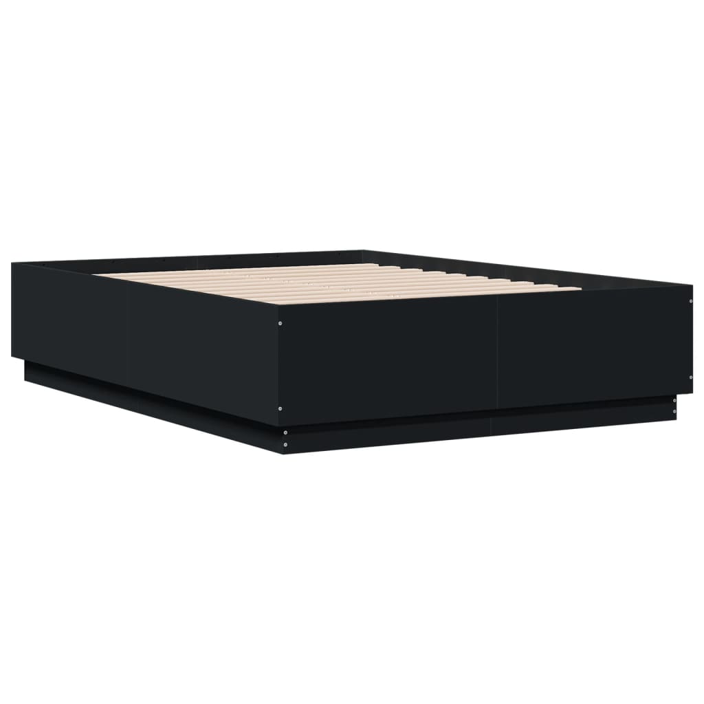 Giroletto Nero 135x190 cm in Legno Multistrato