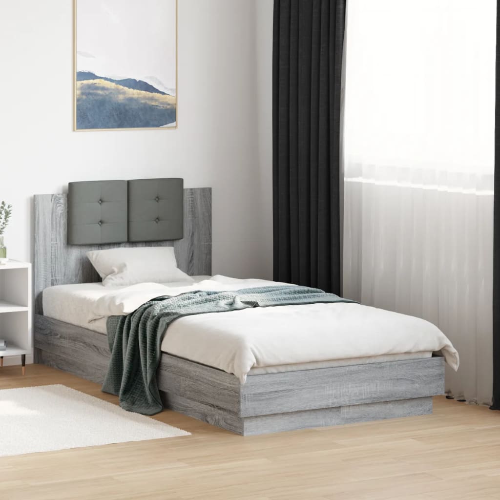 Giroletto senza Materasso Rovere Sonoma 90x190 cm