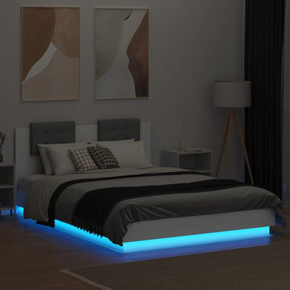 Giroletto con LED senza Materasso Bianco 120x200 cm