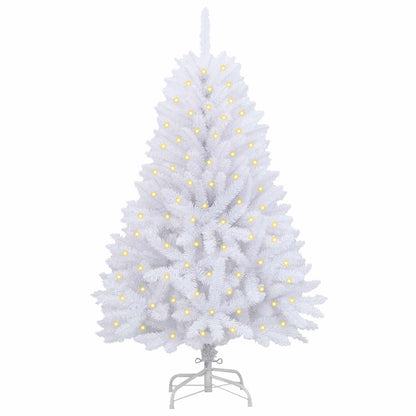 Albero di Natale artificiale Bianco 150 cm PVC e Metallo