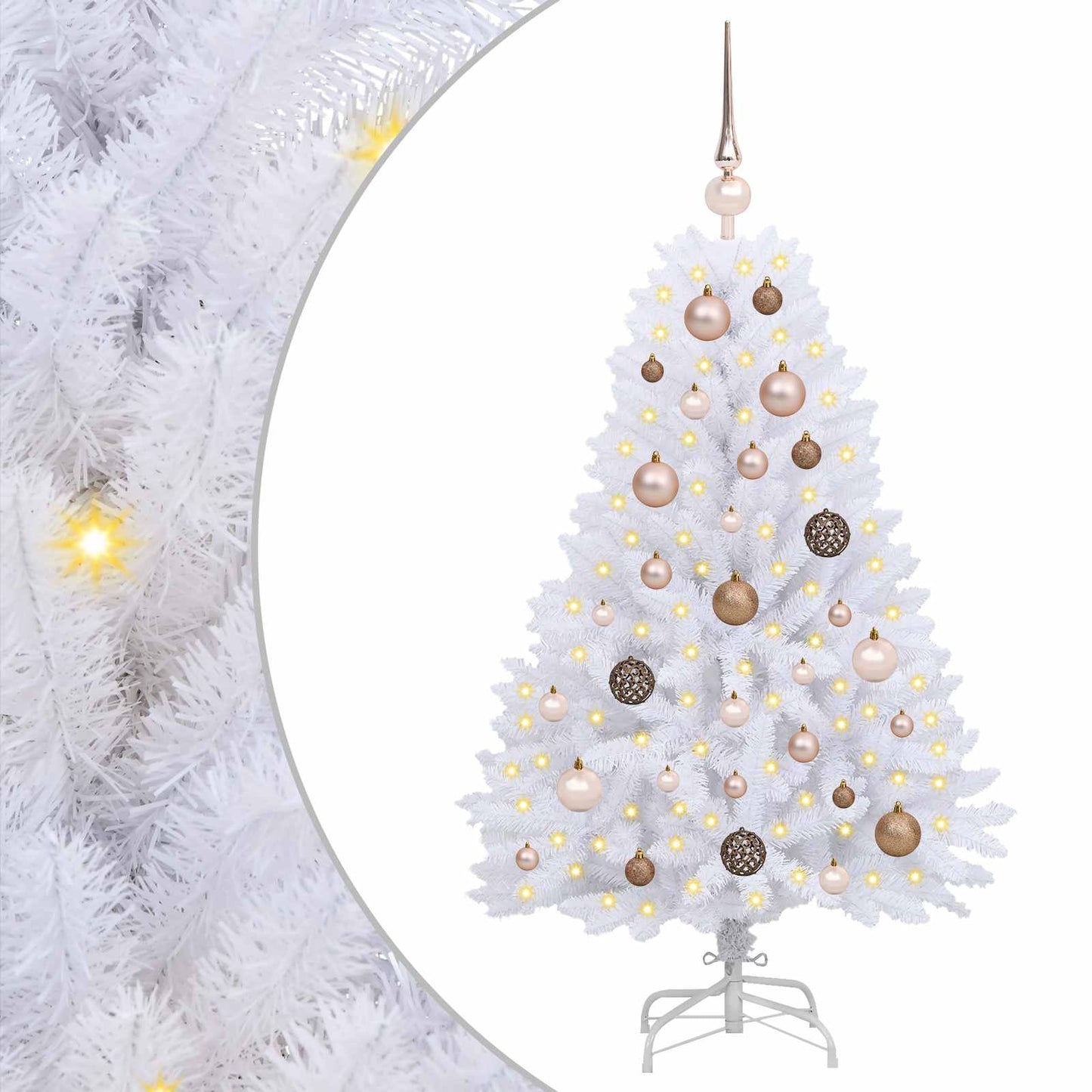 Albero di Natale artificiale Bianco 68 x 68 x 120 cm