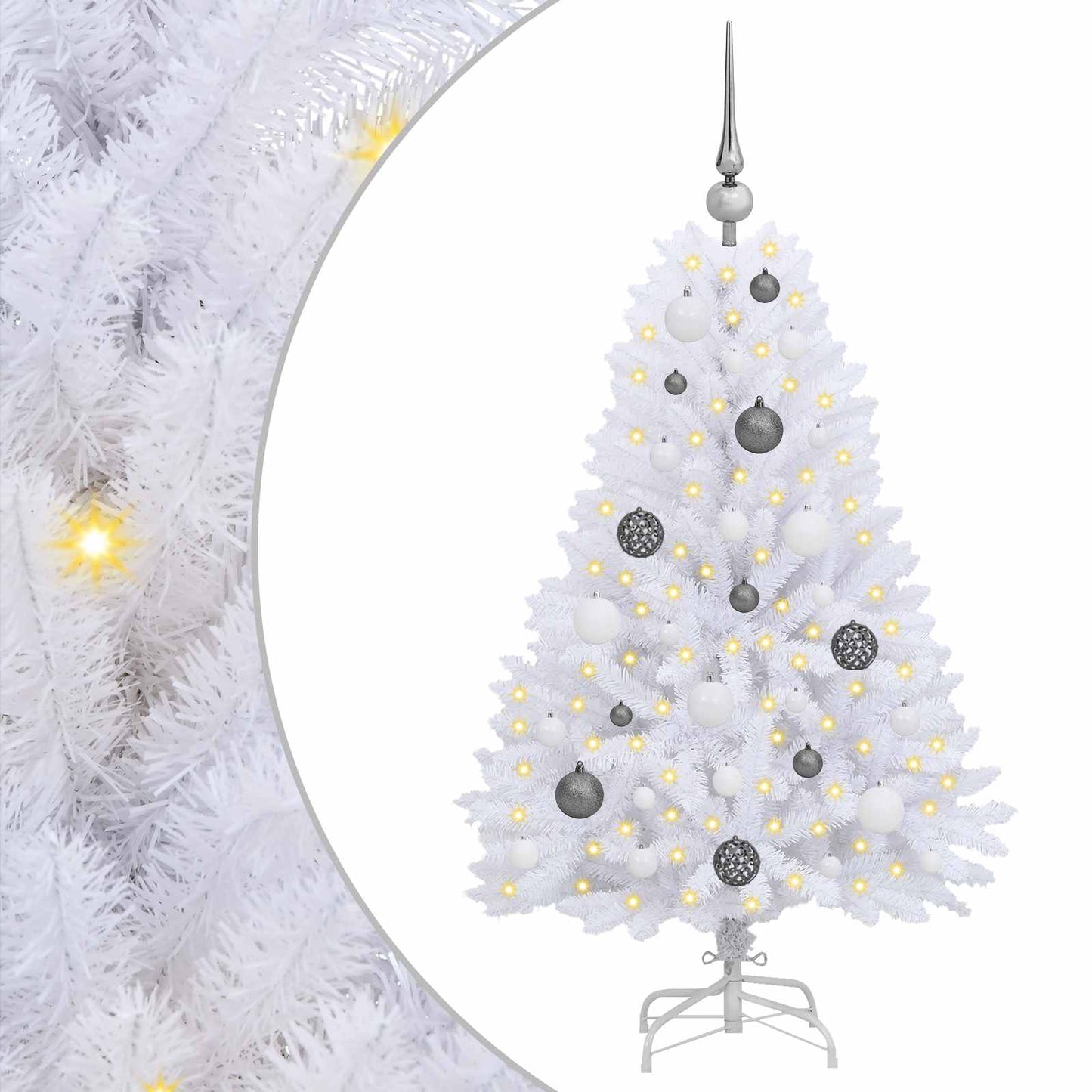 Albero di Natale artificiale Bianco 68 x 68 x 120 cm