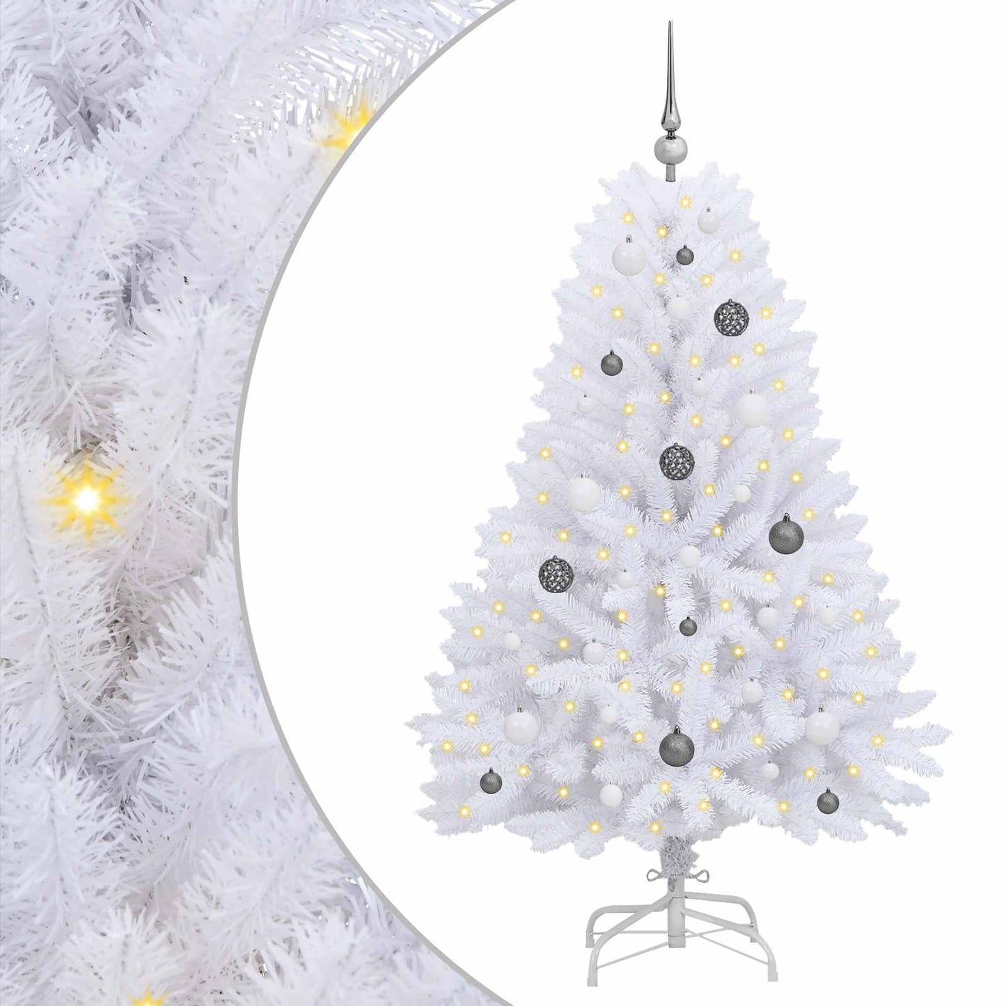 Albero di Natale artificiale Bianco 80 x 80 x 150 cm