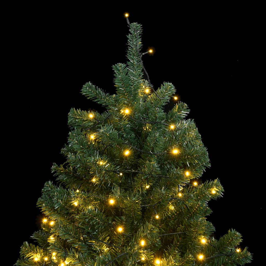 Albero di Natale Artificiale Incernierato con 300 LED 180 cm
