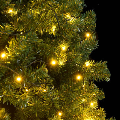 Albero di Natale Artificiale Incernierato con 300 LED 180 cm