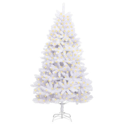 Albero di Natale artificiale Bianco 210 cm PVC e Metallo
