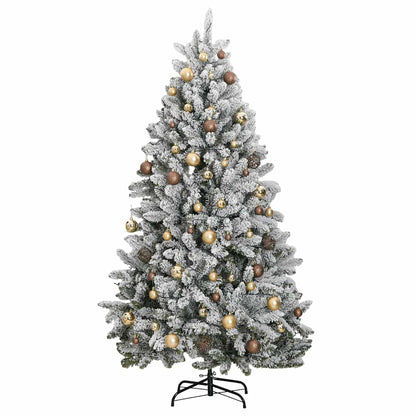 Albero Natale Incernierato con 300 LED e Palline 300 cm