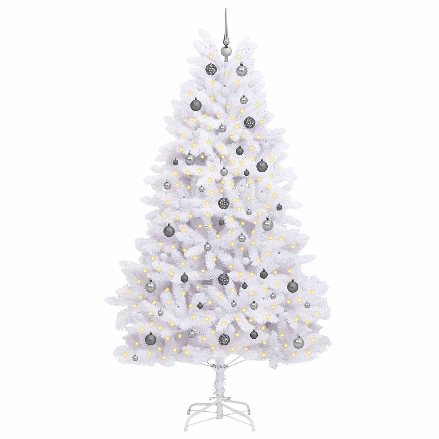 Albero di Natale artificiale Bianco 120 x 120 x 240 cm