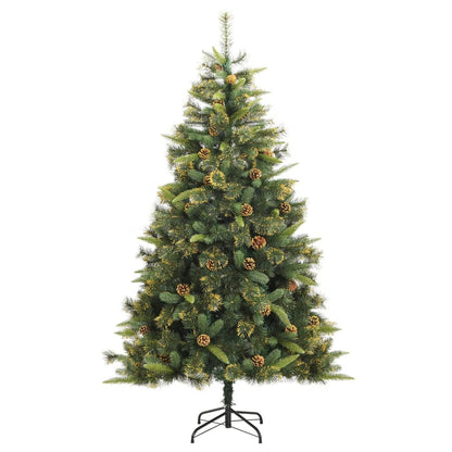 Albero di Natale Artificiale Incernierato con 300 LED 180 cm