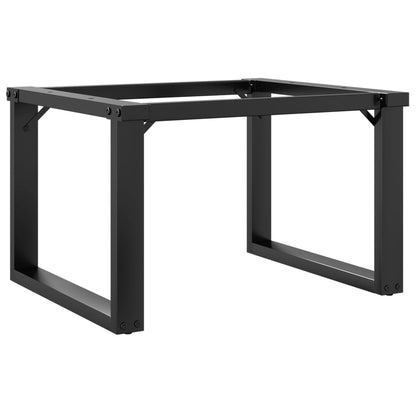 Telaio Gambe a O per Tavolino da Salotto 50x40x38 cm in Acciaio