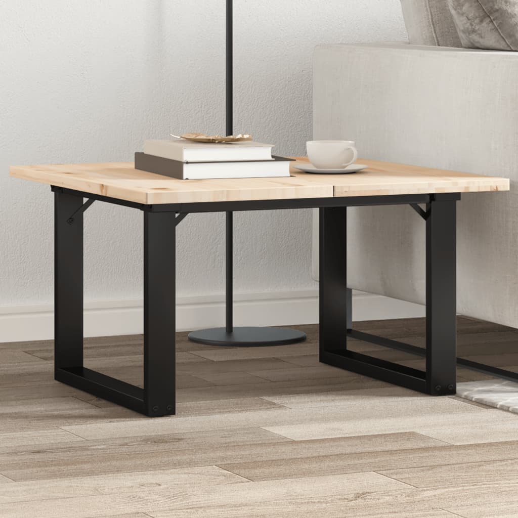 Telaio Gambe a O per Tavolino da Salotto 50x40x38 cm in Acciaio