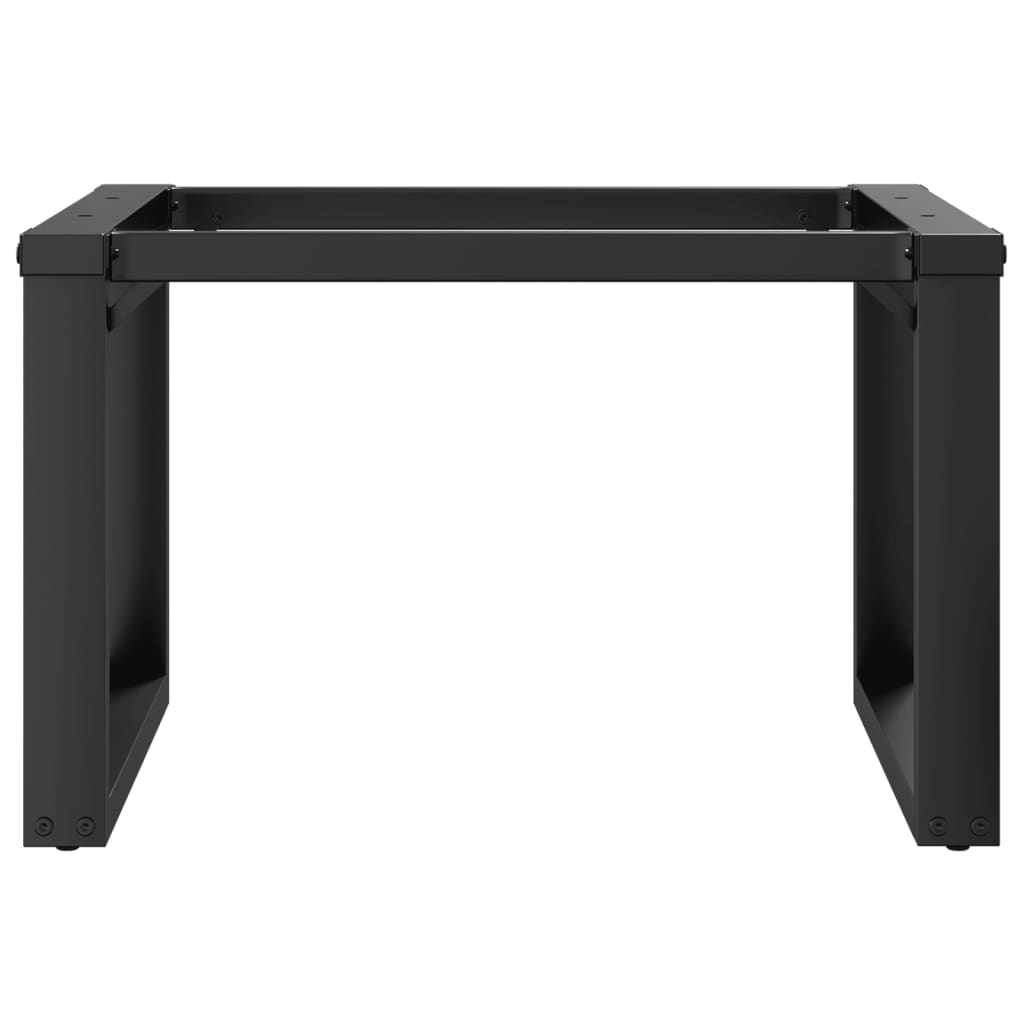 Telaio Gambe a O per Tavolino da Salotto 60x40x38 cm in Acciaio