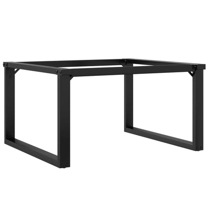 Telaio Gambe a O per Tavolino da Salotto 80x70x43 cm in Acciaio