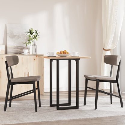 Telaio Gambe a O per Tavolo da Pranzo 40x40x73 cm in Acciaio
