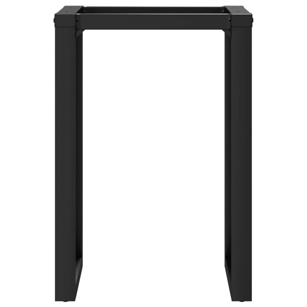 Telaio Gambe a O per Tavolo da Pranzo 60x50x73 cm in Acciaio