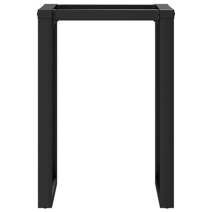 Telaio Gambe a O per Tavolo da Pranzo 60x50x73 cm in Acciaio