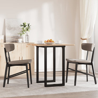 Telaio Gambe a O per Tavolo da Pranzo 60x40x73 cm in Acciaio