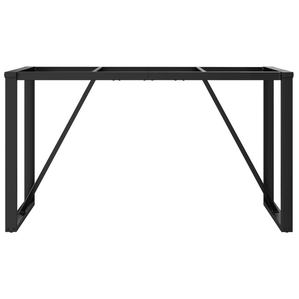 Telaio Gambe a O per Tavolo da Pranzo 120x60x73 cm in Acciaio