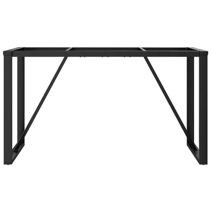Telaio Gambe a O per Tavolo da Pranzo 120x60x73 cm in Acciaio