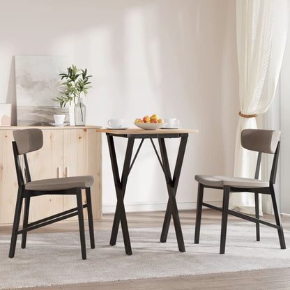 Telaio Gambe a X per Tavolo da Pranzo 40x40x73 cm in Acciaio