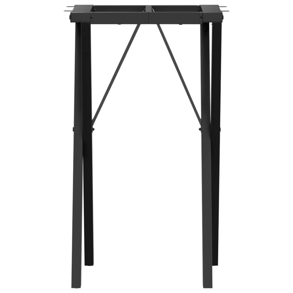 Telaio Gambe a X per Tavolo da Pranzo 40x40x73 cm in Acciaio