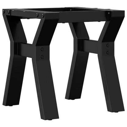 Telaio Gambe a Y per Tavolino da Salotto 30x30x33 cm in Acciaio