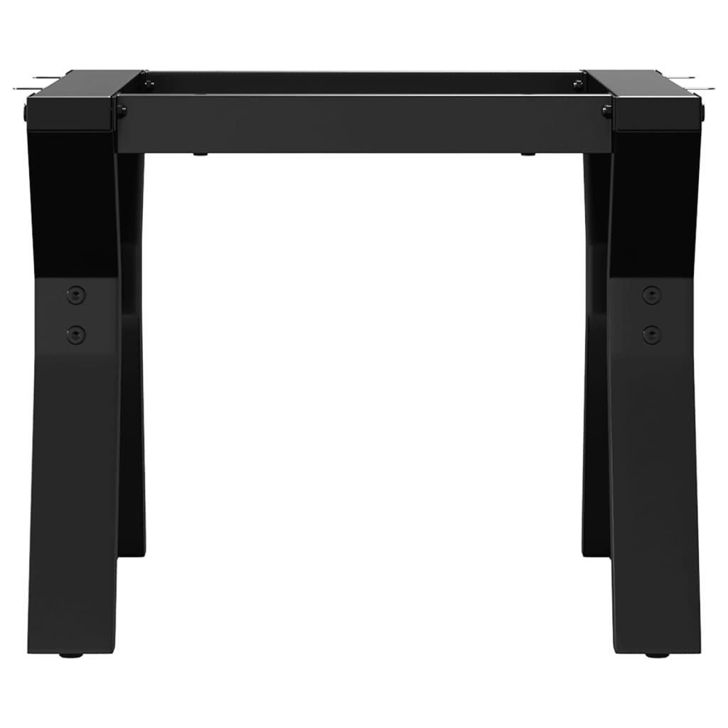 Telaio Gambe a Y per Tavolino da Salotto 40x40x33 cm in Acciaio