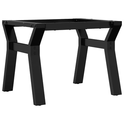 Telaio Gambe a Y per Tavolino da Salotto 50x40x38 cm in Acciaio