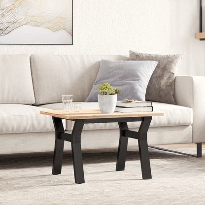 Telaio Gambe a Y per Tavolino da Salotto 50x40x38 cm in Acciaio
