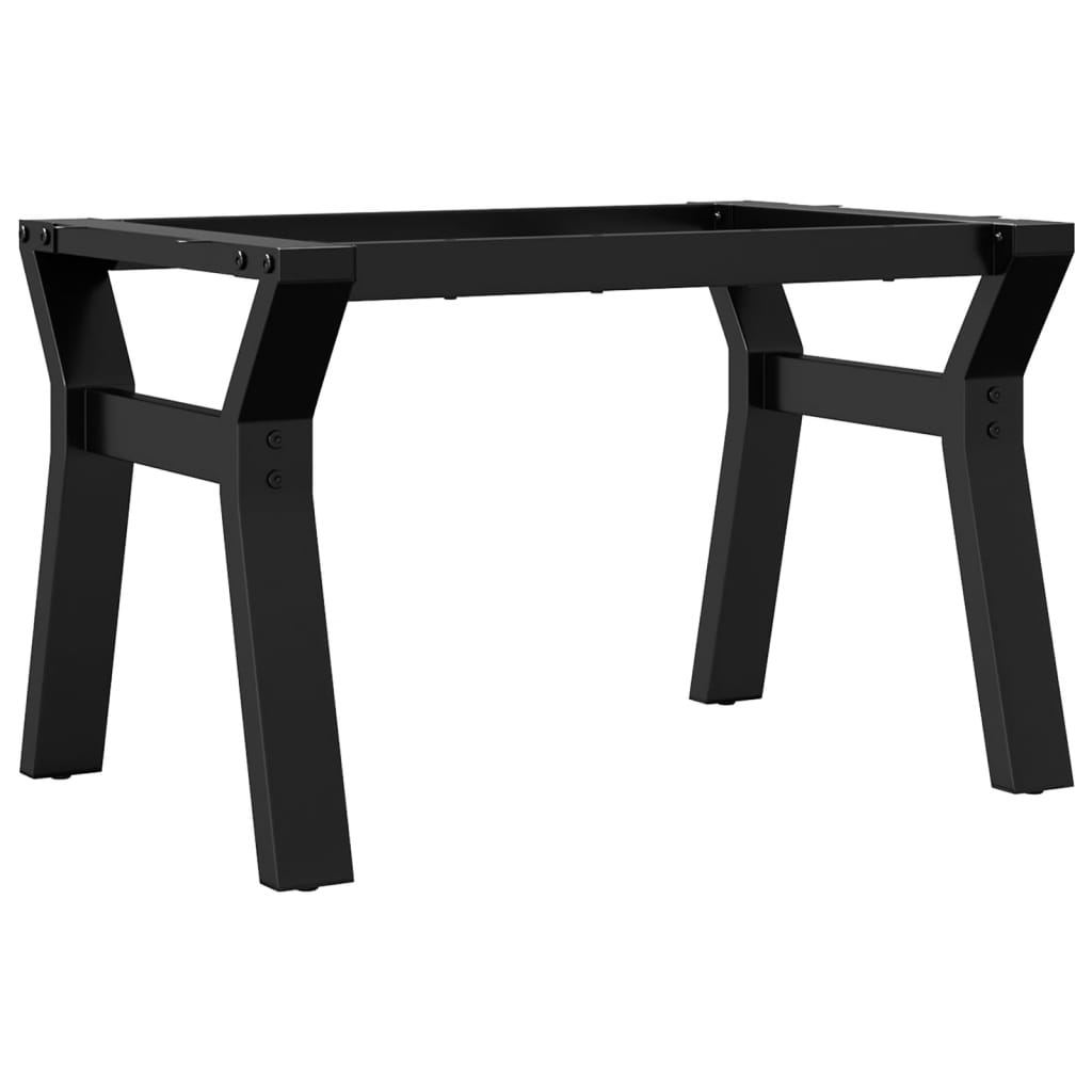Telaio Gambe a Y per Tavolino da Salotto 60x40x38 cm in Acciaio
